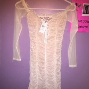 Off the shoulders dress